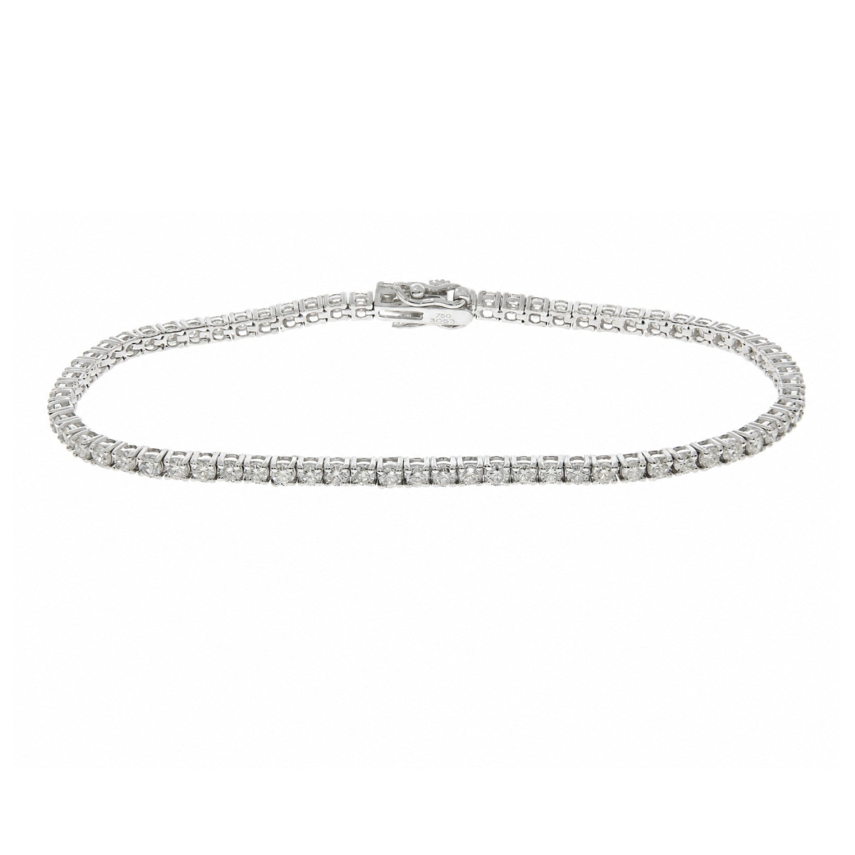 Lab grown diamond tennis bracelet