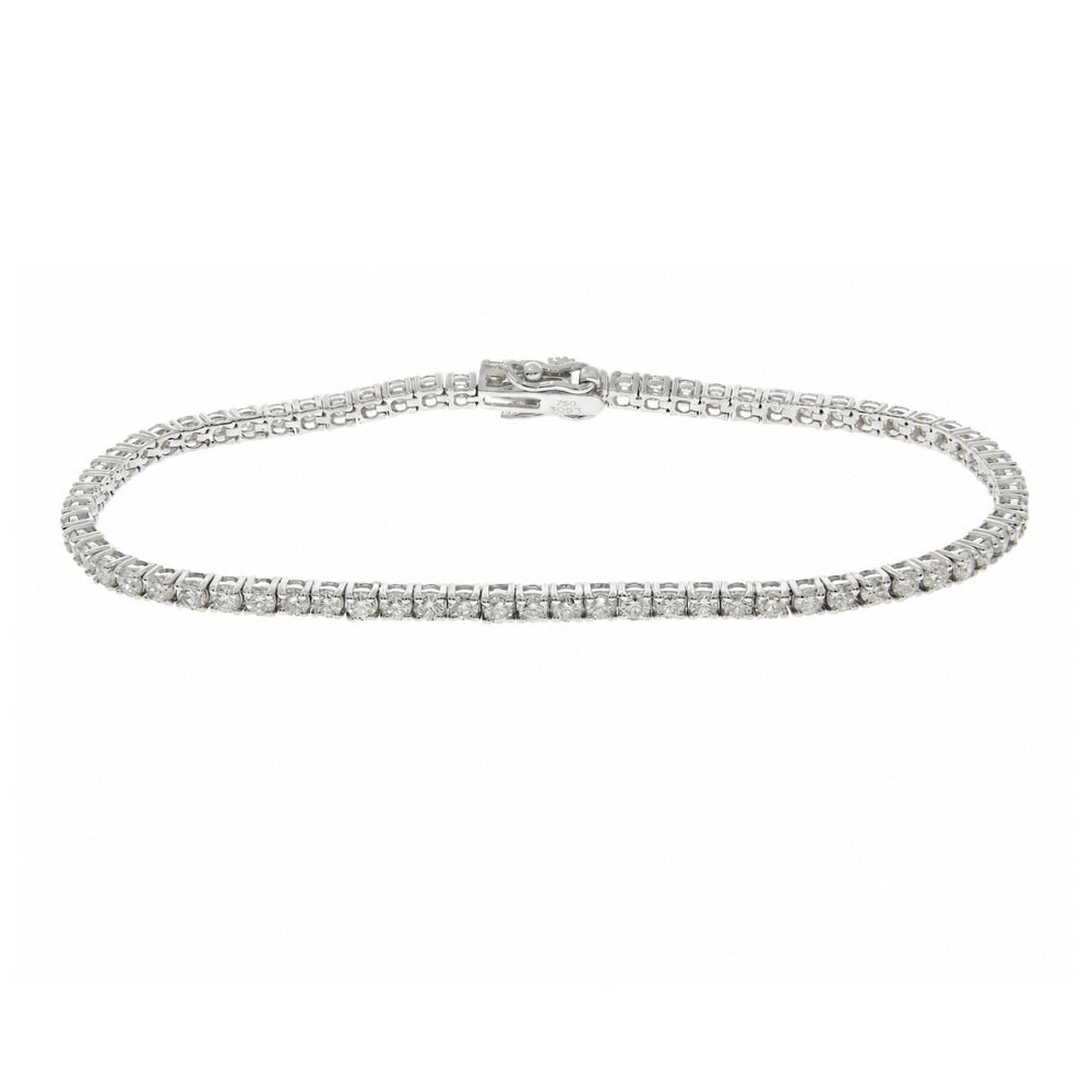 Lab grown diamond tennis bracelet