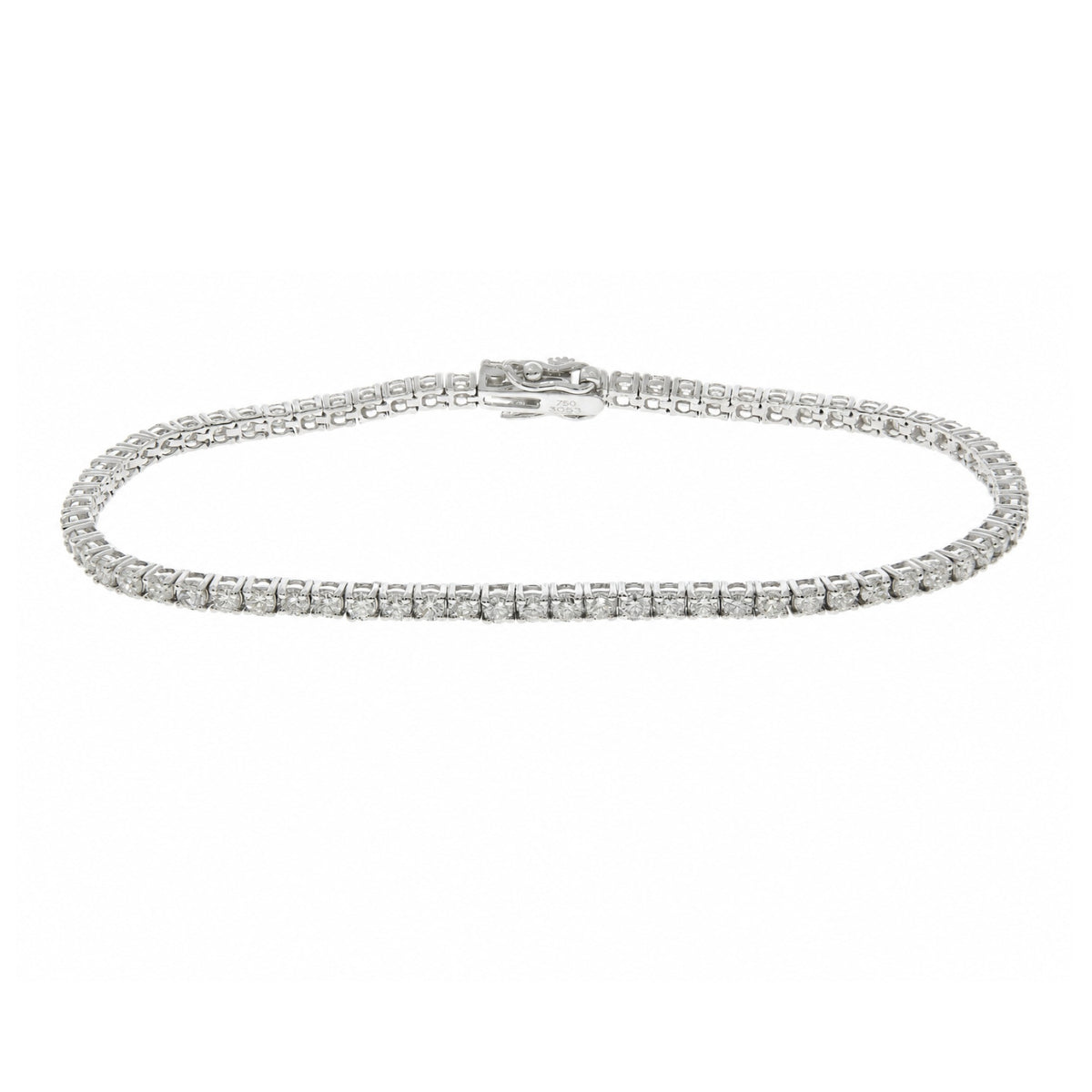 Lab grown diamond tennis bracelet