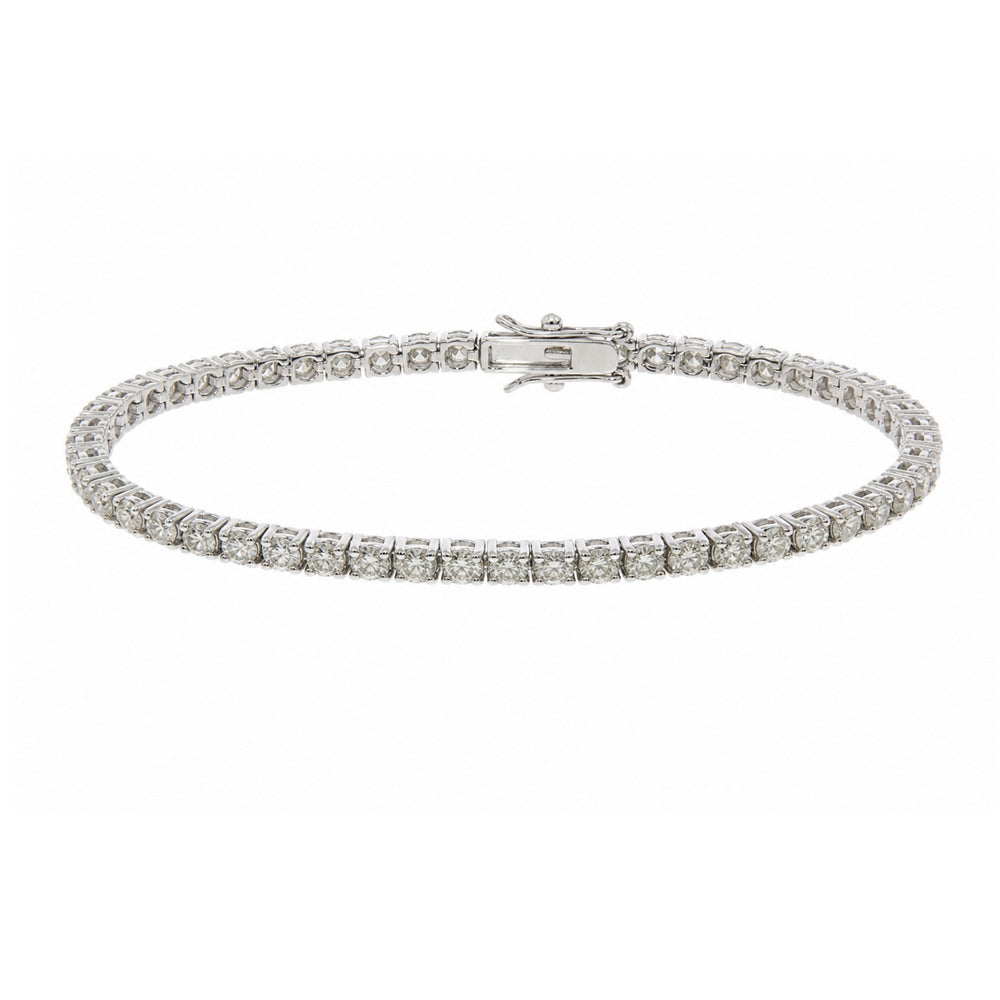 Lab grown diamond tennis bracelet