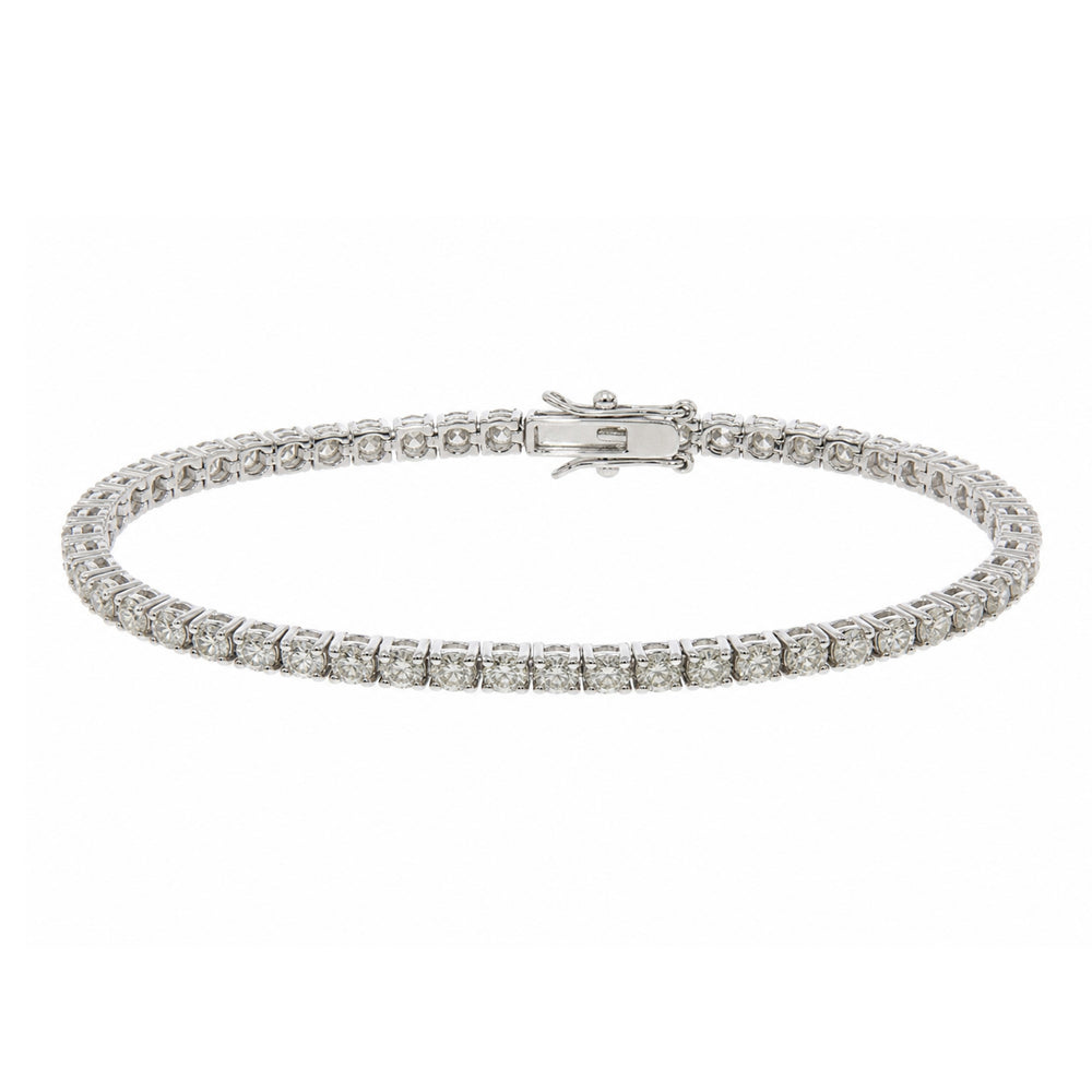 Lab grown diamond tennis bracelet