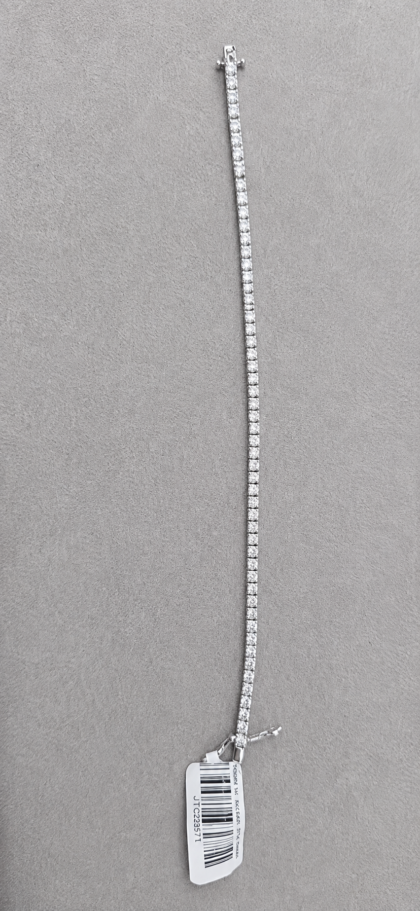 WGI 6.75Ct Natural Round Diamond Tennis Bracelet 9k White Gold Ready To Ship