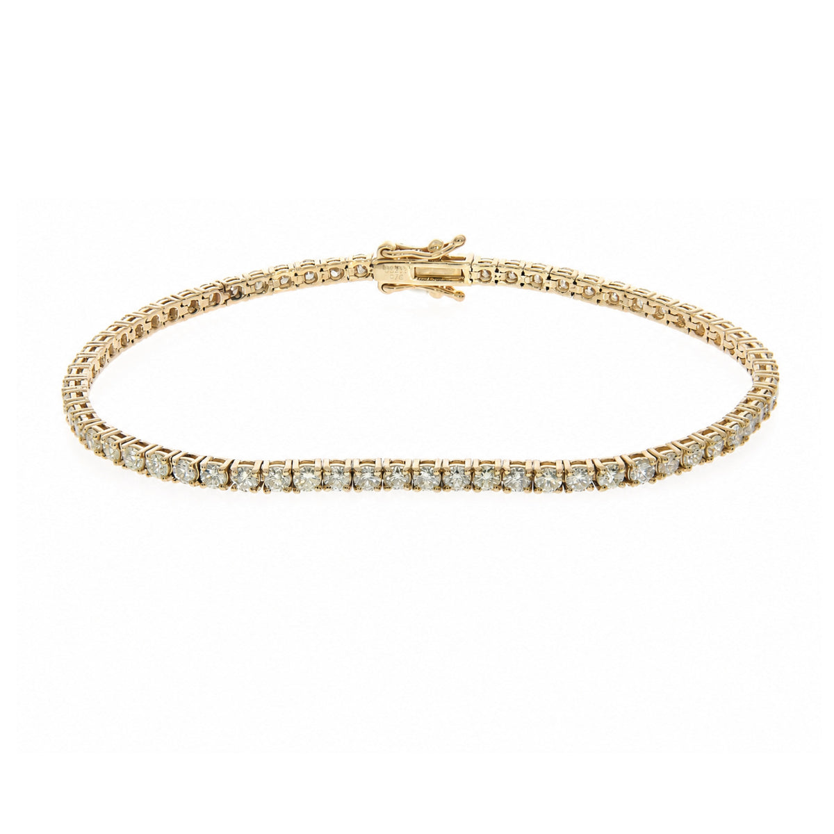 Lab grown diamond tennis bracelet