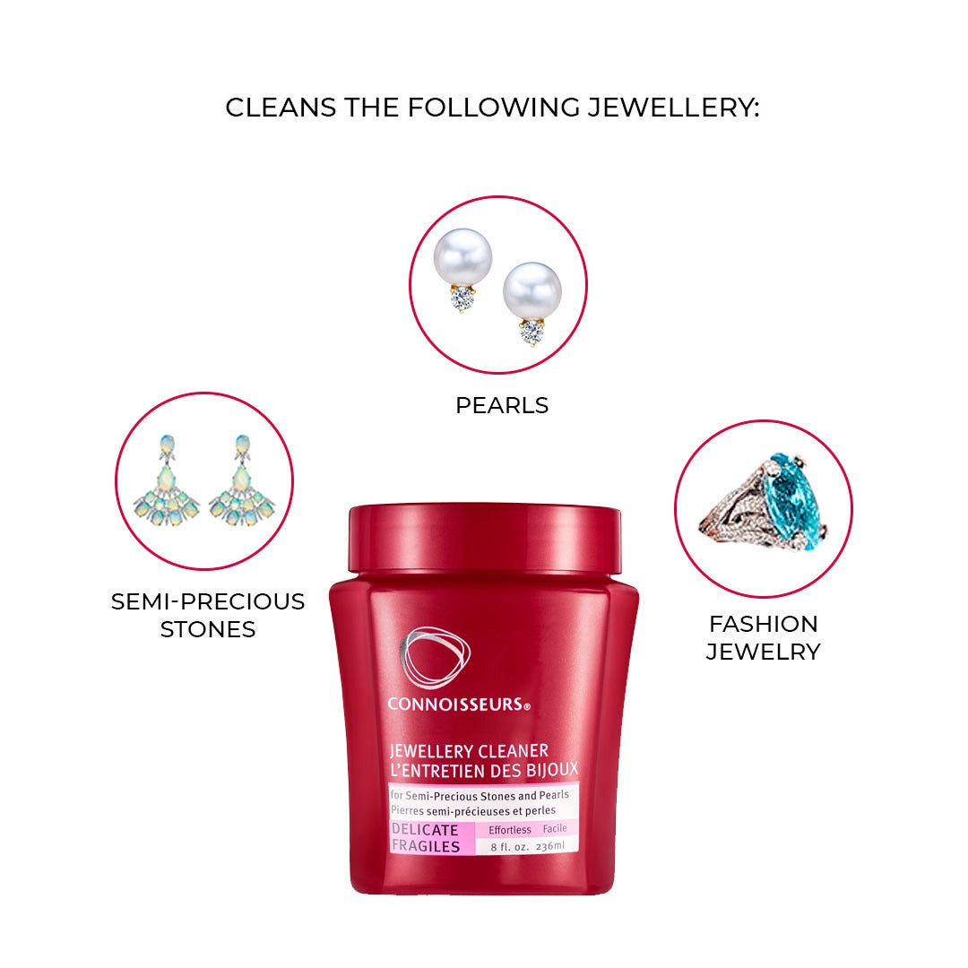 Jewellery dip cleaner suitable for pearls, fashion jewellery and gemstones