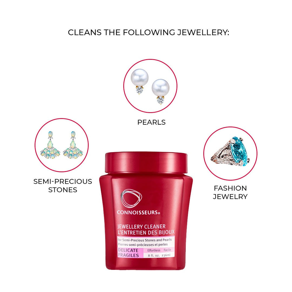 Jewellery dip cleaner suitable for pearls, fashion jewellery and gemstones