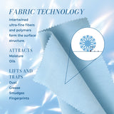 Jewelry polishing cloth with ultrasoft fabric technology