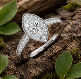 Lab-Grown Diamond Cluster Ring | 0.50ct | Available in Gold & Platinum