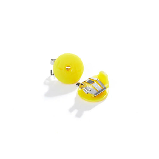 LOX Colour Collection Locking Earring Backs – Yellow | Secure Hypoallergenic Replacement Earring Stoppers