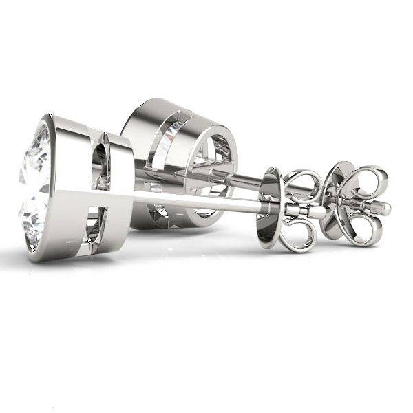 Lab-Grown Diamond Stud Earrings For Women in Gold