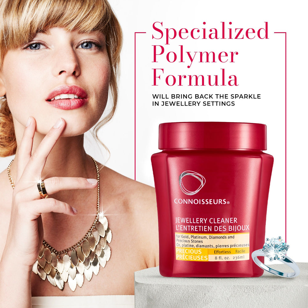 Luxury jewellery cleaner for maintaining sparkle in fine jewellery