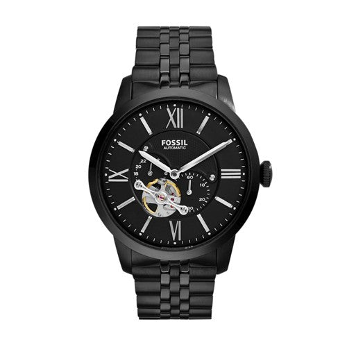 Fossil Townsman Automatic Men’s Black Dial Stainless-Steel Watch