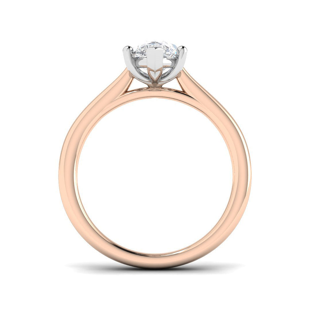 Marquise diamond solitaire ring showcasing elongated brilliance