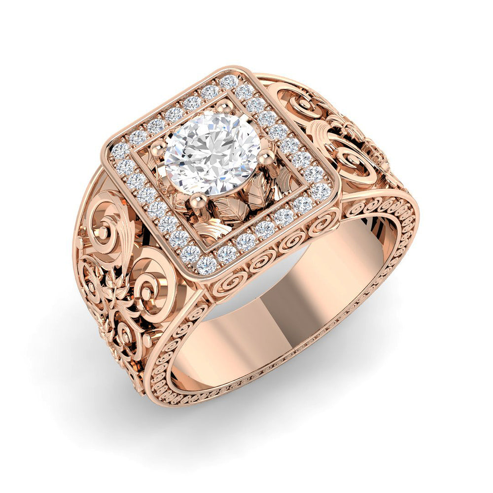 Men’s Engagement Ring UK Lab Grown Diamond style