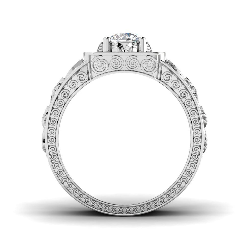 Platinum Men’s Lab Grown Diamond Ring UK