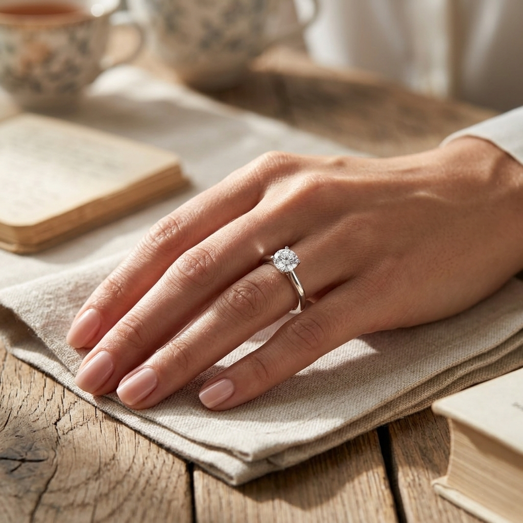 Modern Engagement Ring