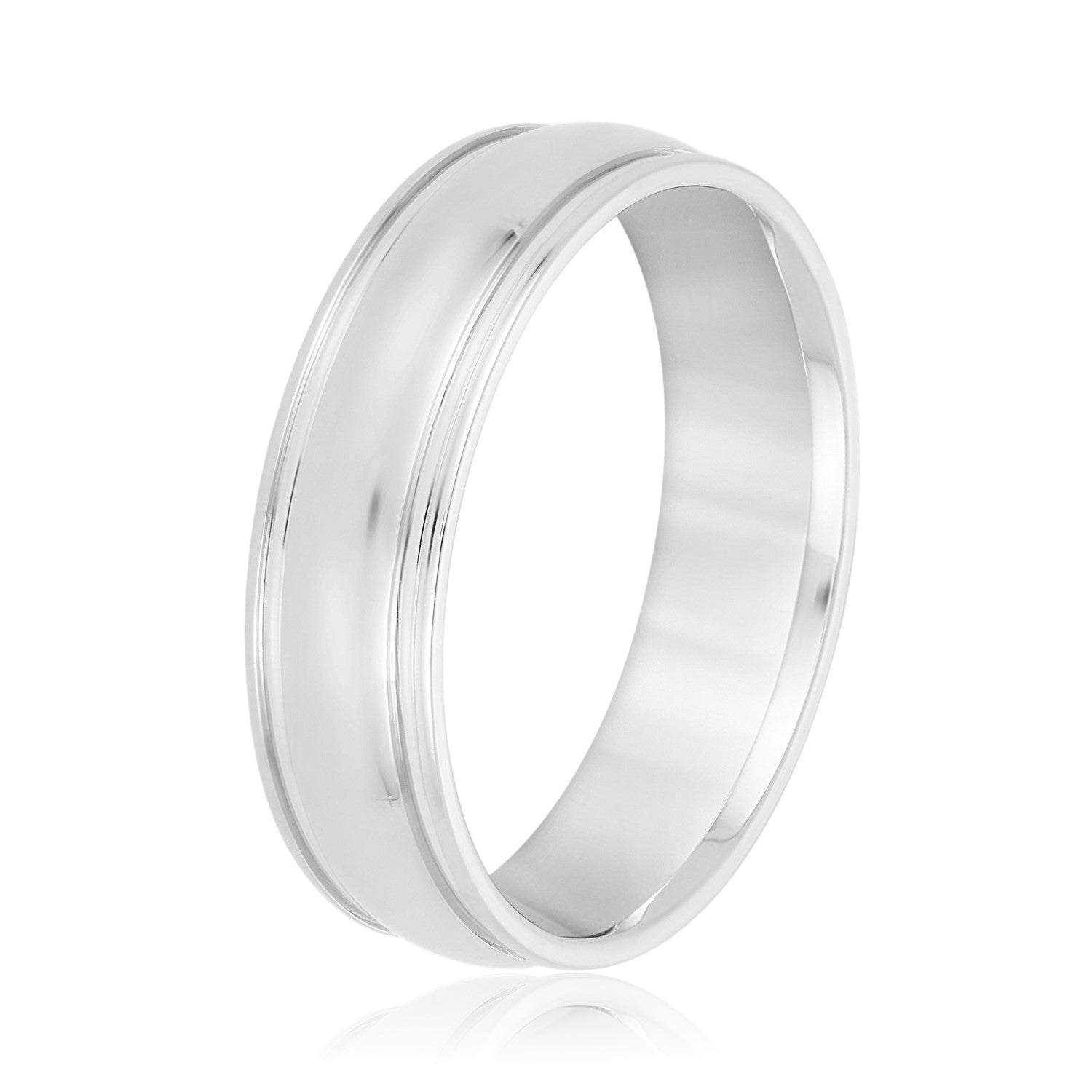 5mm-8mm Standard Weight Men's Gold Band