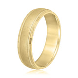 5mm-8mm Standard Weight Men's Gold Band