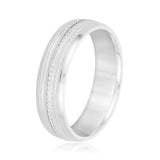 5mm-8mm Standard Weight Men's Gold Band