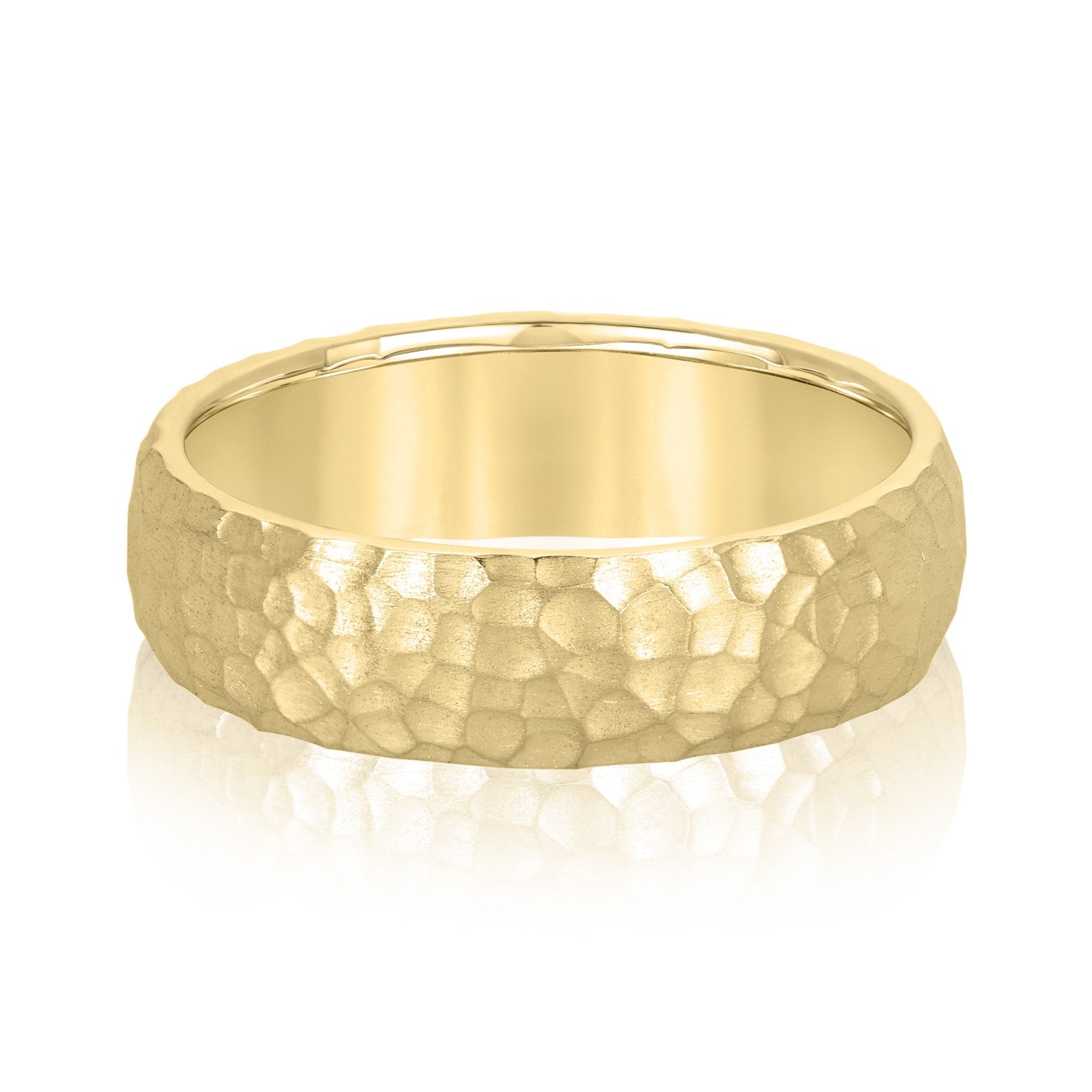 5mm-8mm Standard Weight Men's Gold Band