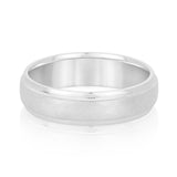 Bold Men's Men's Band 5mm-8mm Carved Gold Band