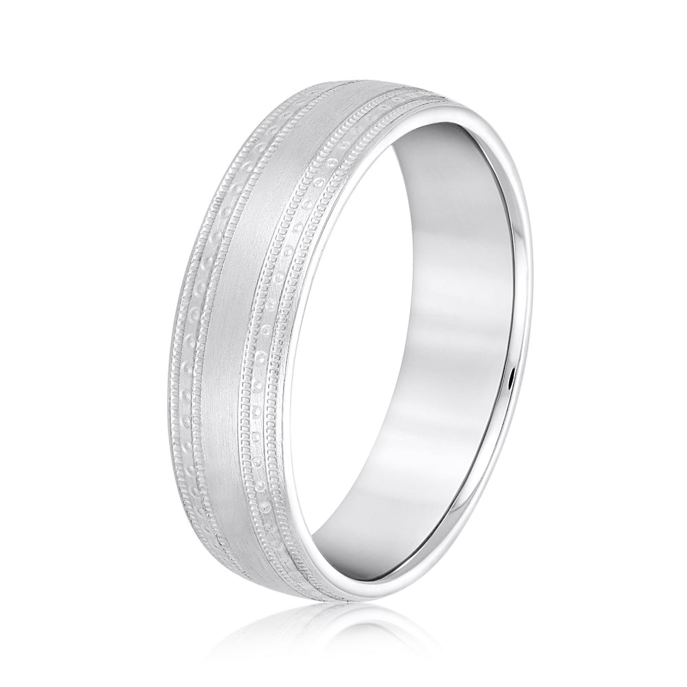 5mm-8mm Standard Weight Men's Gold Band