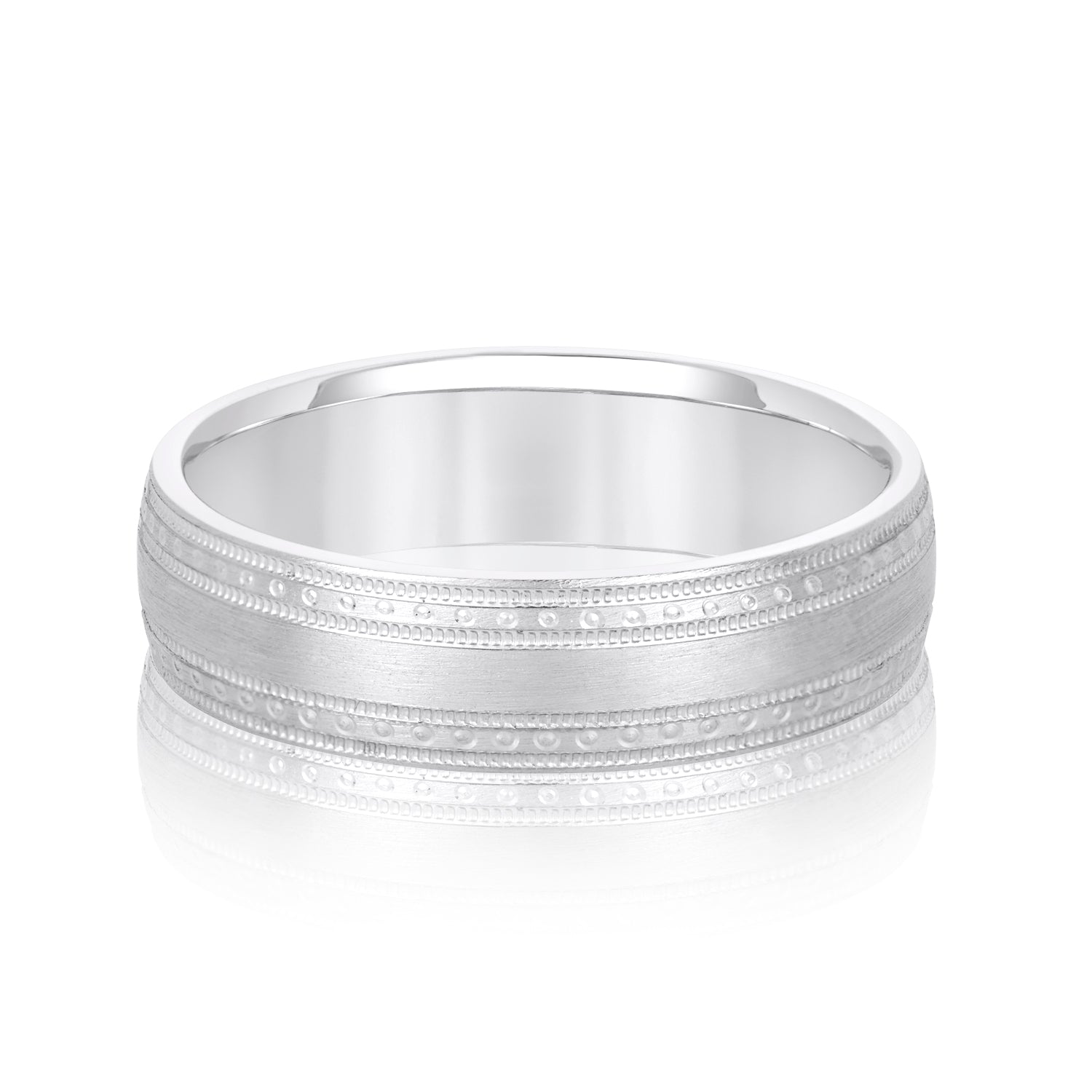 5mm-8mm Standard Weight Men's Gold Band
