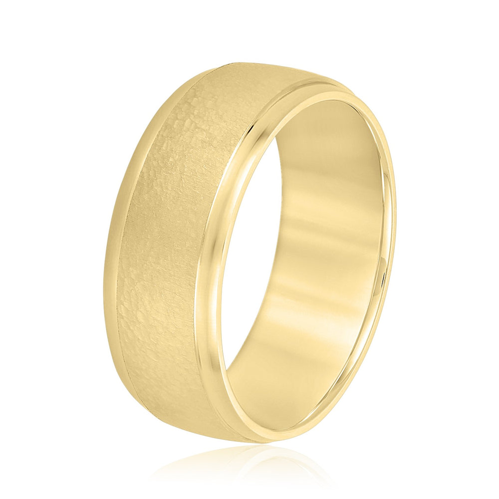 5mm-8mm Standard Weight Men's Gold Band