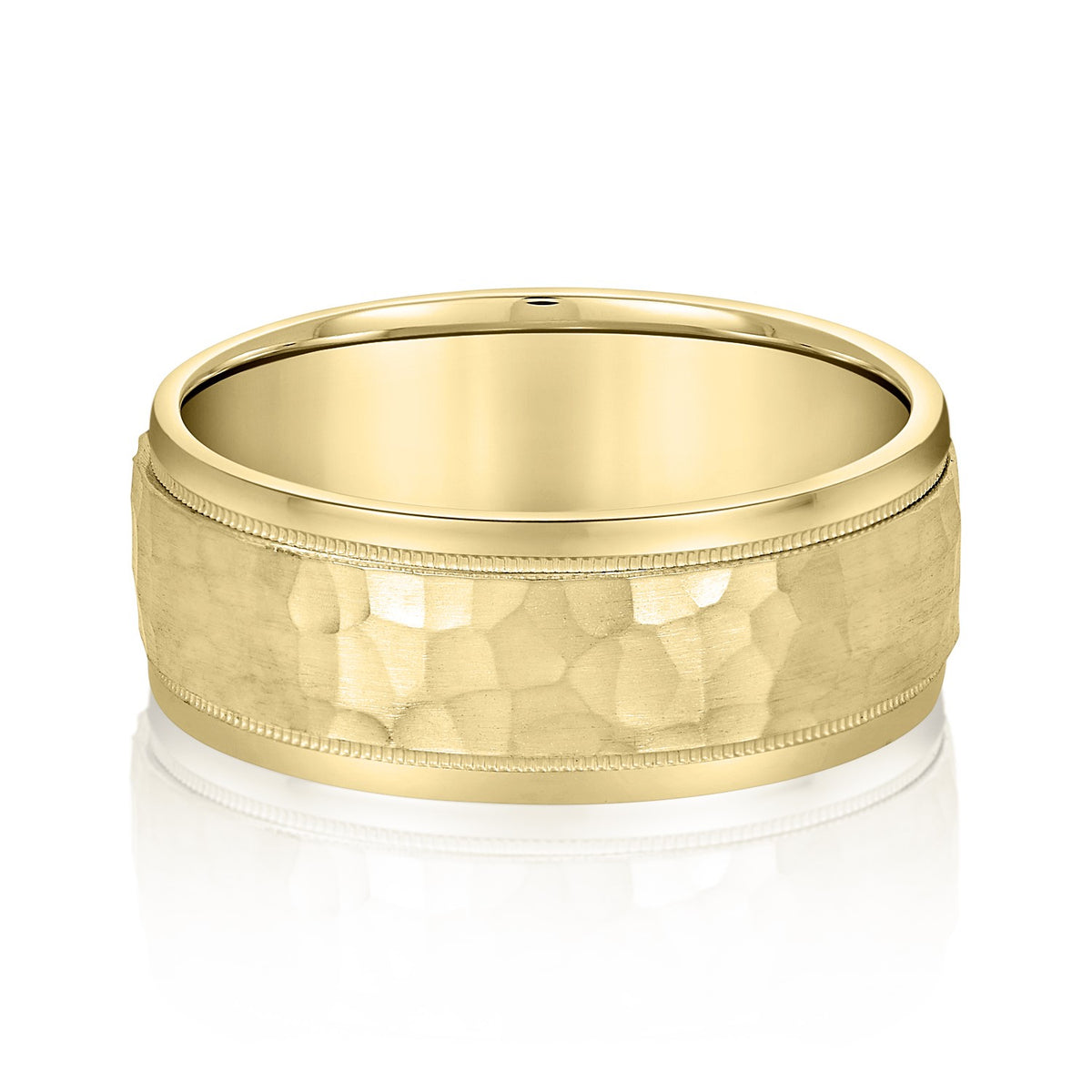 Bold Men's 5mm-8mm Classic Gold Band Anniversary