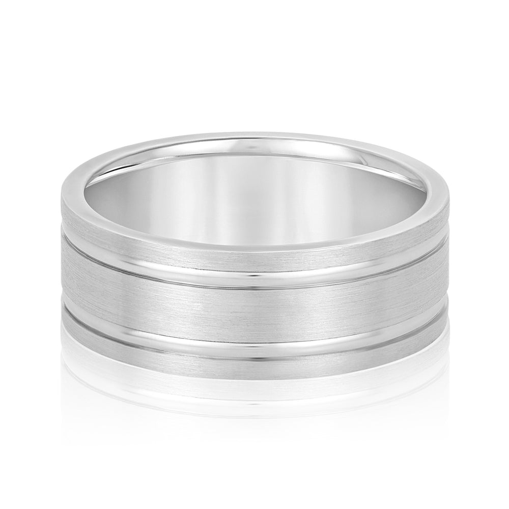 5mm-8mm Standard Weight Men's Gold Band