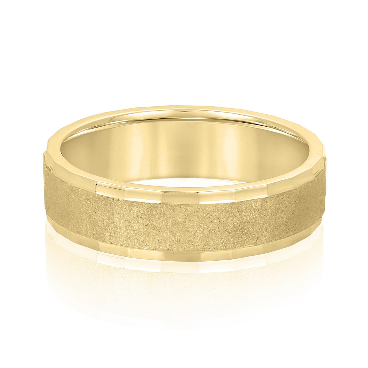 Bold Men's 5mm-8mm Classic Gold Band Anniversary Stacking
