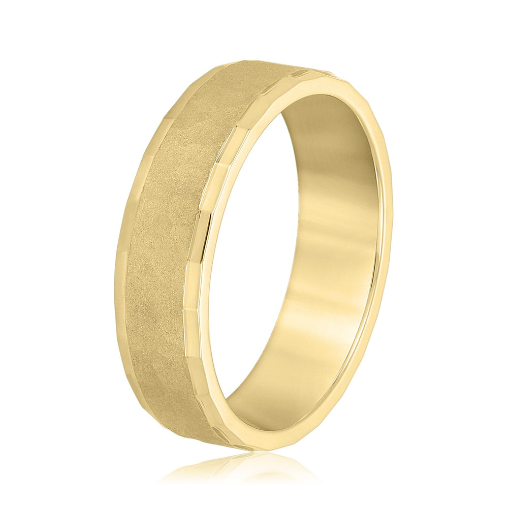 Bold Men's 5mm-8mm Classic Gold Band Anniversary Stacking
