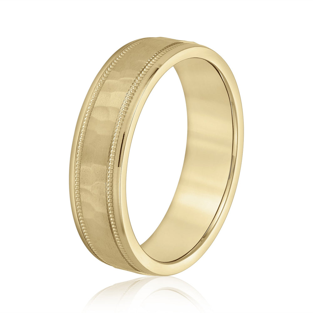 Bold Men's 5mm-8mm Classic Gold Band Refined