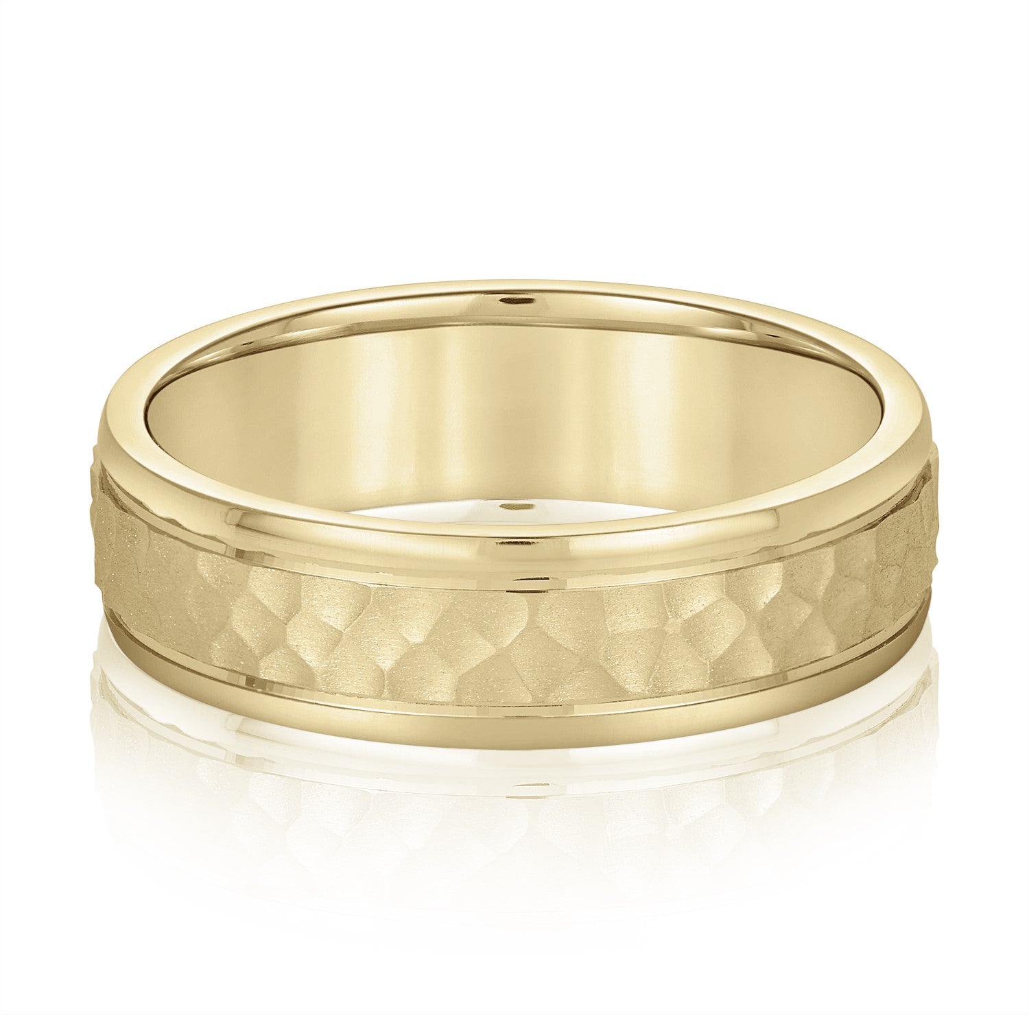 5mm-8mm Standard Weight Men's Gold Band