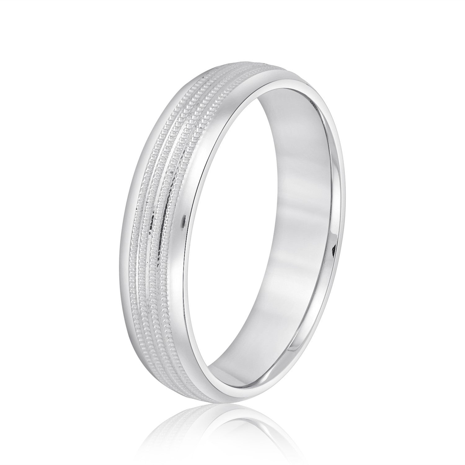 5mm-8mm Standard Weight Men's Gold Band