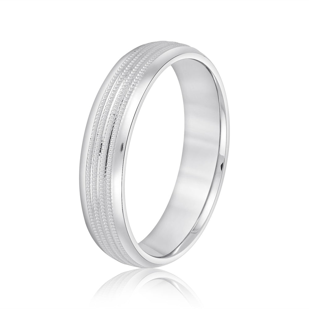 5mm-8mm Standard Weight Men's Gold Band