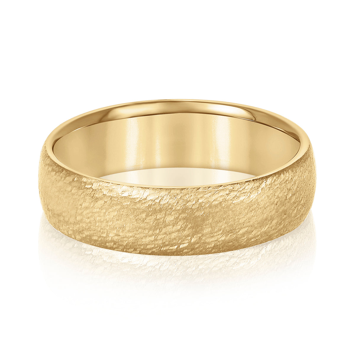 5mm-8mm Standard Weight Men's Gold Band