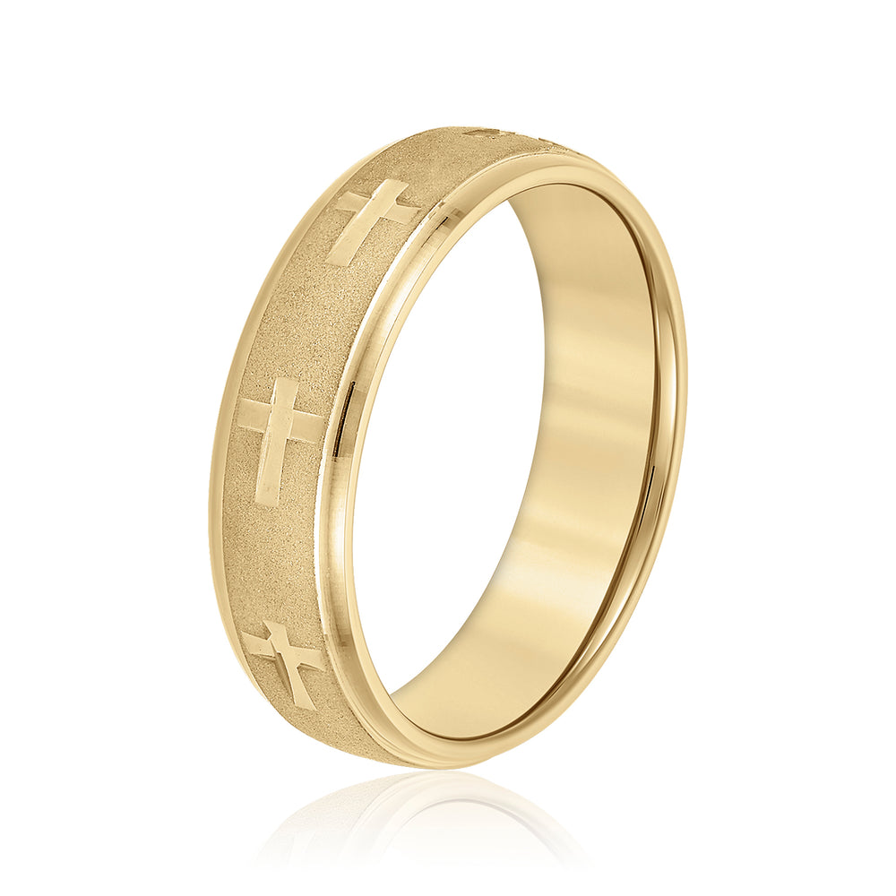 Bold Men's 5mm-8mm Classic Gold Band Classic