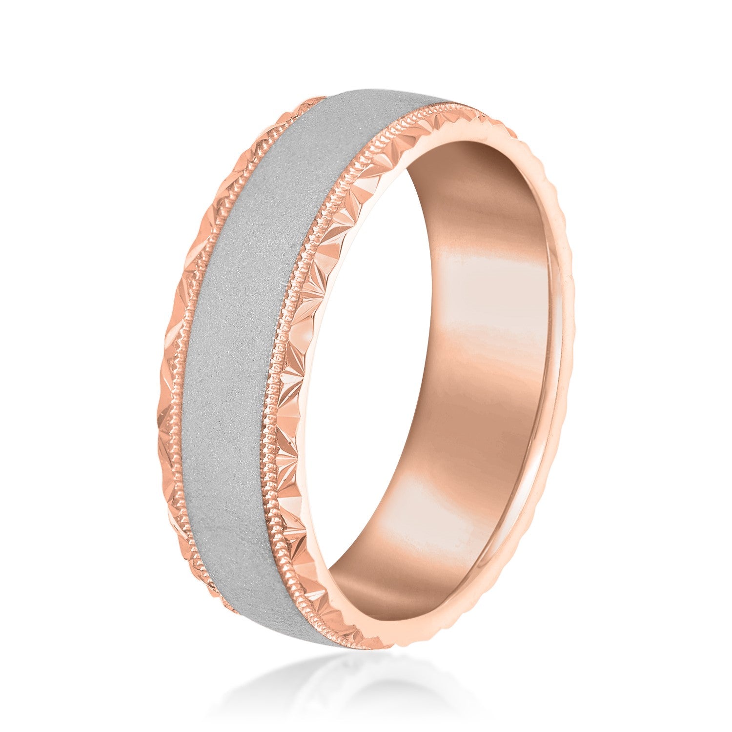 5mm-8mm Standard Weight Men's Gold Band