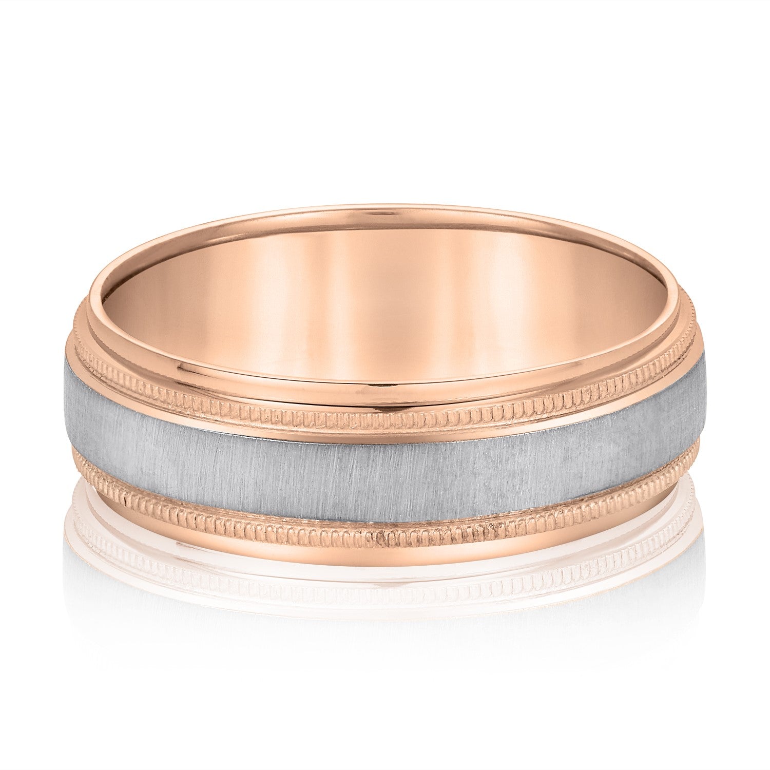 5mm-8mm Standard Weight Men's Gold Band