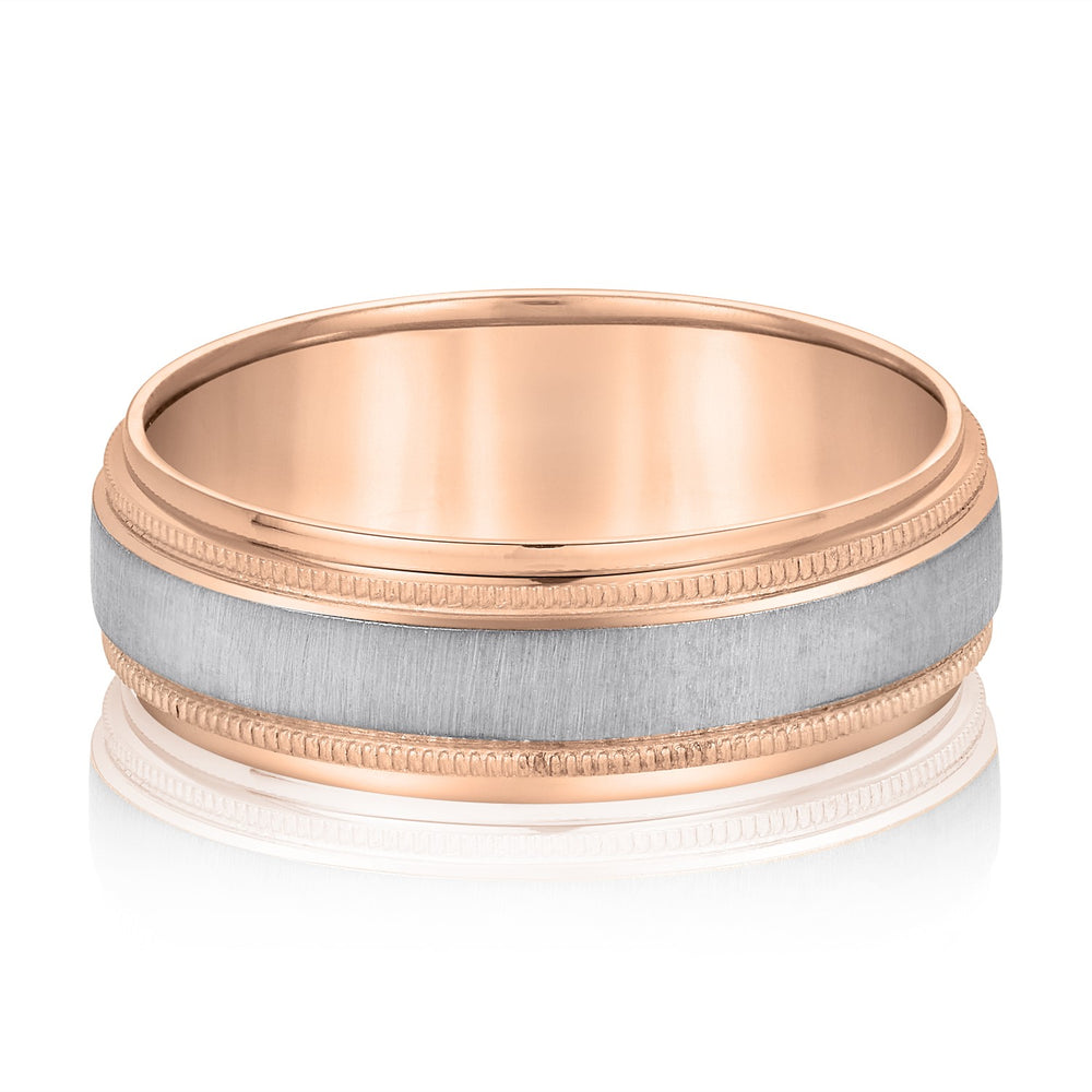 5mm-8mm Standard Weight Men's Gold Band