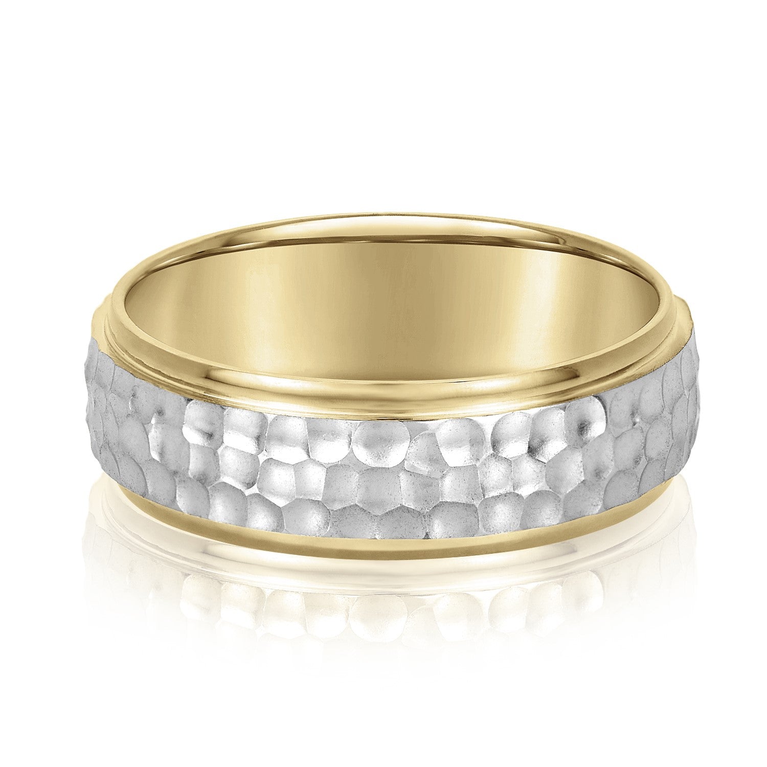 5mm-8mm Standard Weight Men's Gold Band