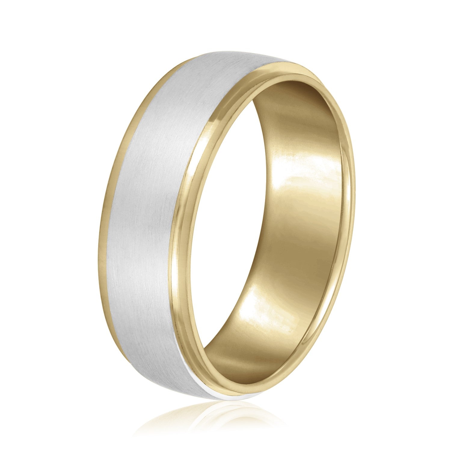 5mm-8mm Standard Weight Men's Gold Band