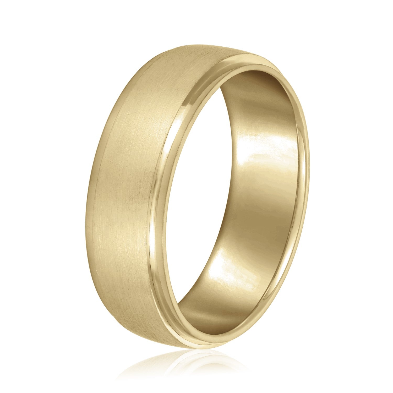 5mm-8mm Standard Weight Men's Gold Band