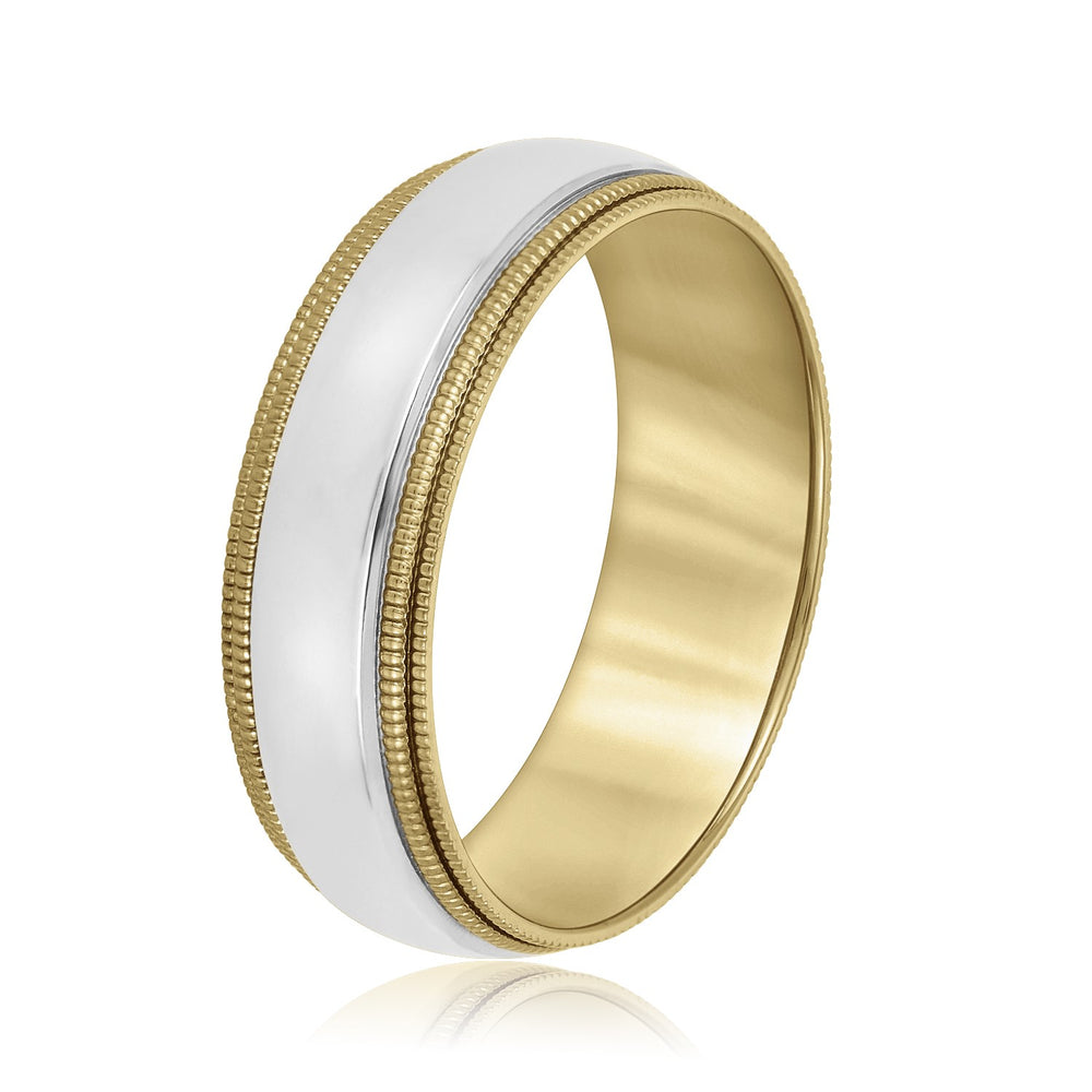 5mm-8mm Standard Weight Men's Gold Band