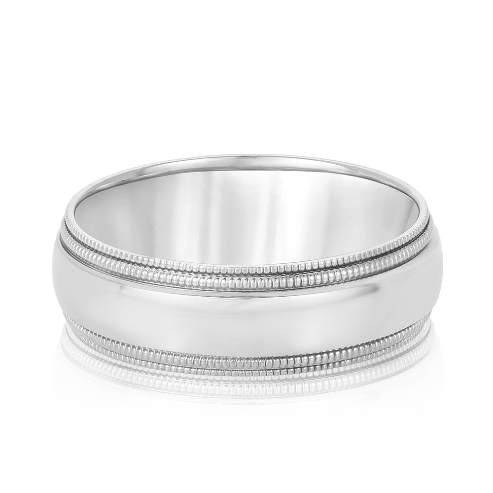 5mm-8mm Standard Weight Men's Gold Band