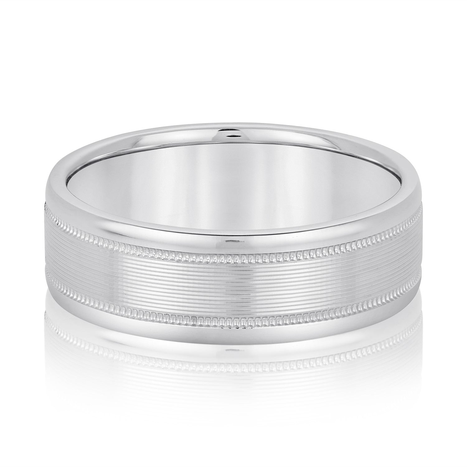5mm-8mm Standard Weight Men's Gold Band