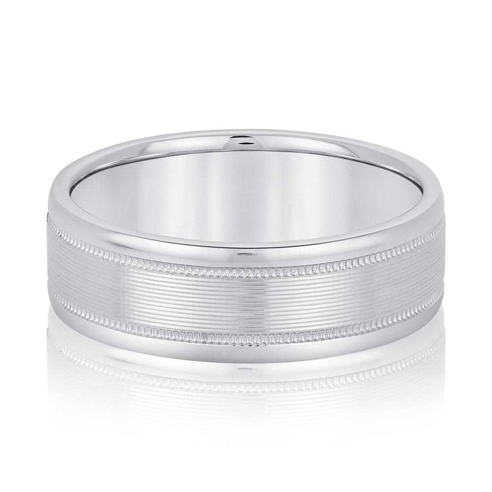 5mm-8mm Standard Weight Men's Gold Band
