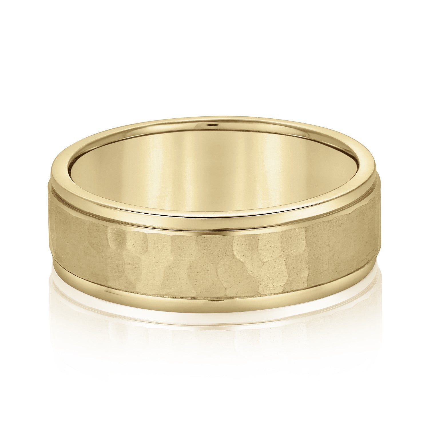 Bold Men's 5mm-8mm Classic Gold Band Timeless