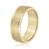 Slim Men's 5mm-8mm Classic Gold Band Timeless