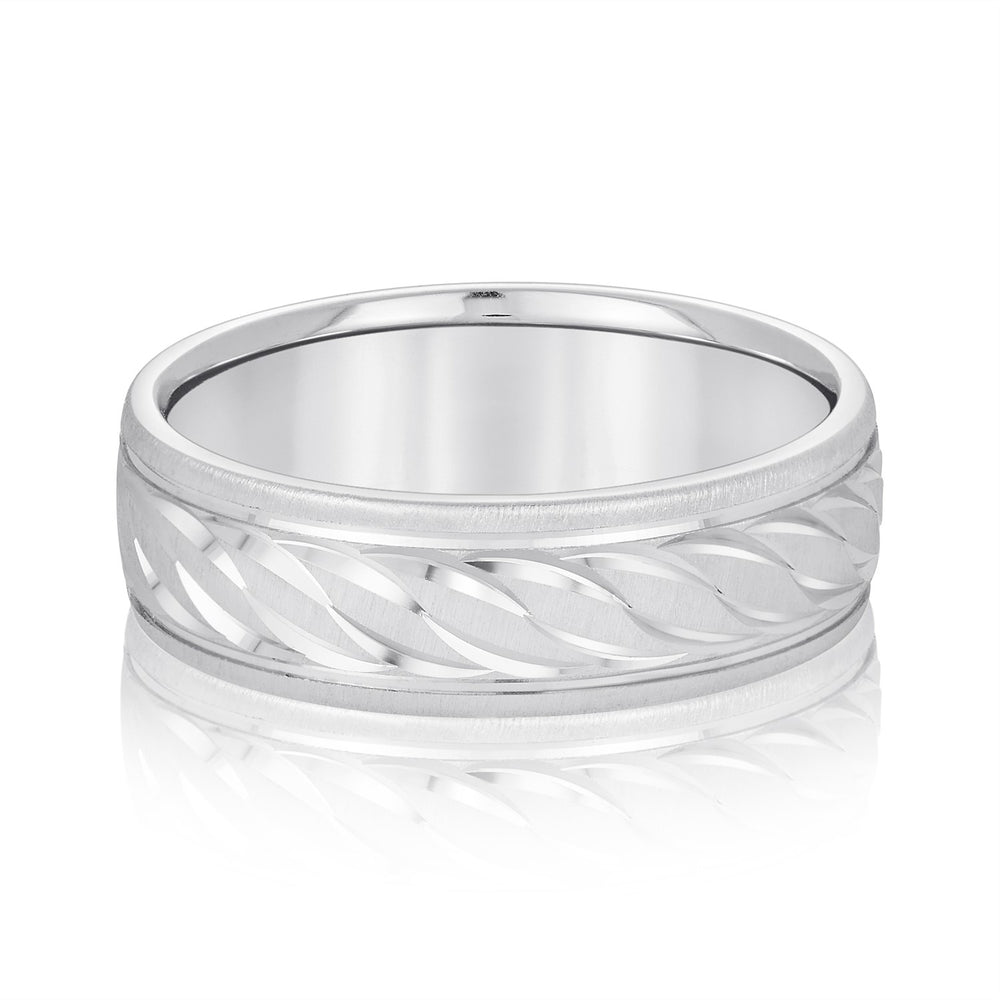 5mm-8mm Standard Weight Men's Gold Band
